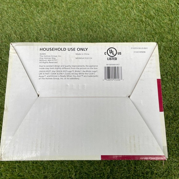 Rival 2-quart Slow Cooker Crock Pot Model 3122CH Chili Pepper Design With Box - Picture 10 of 10